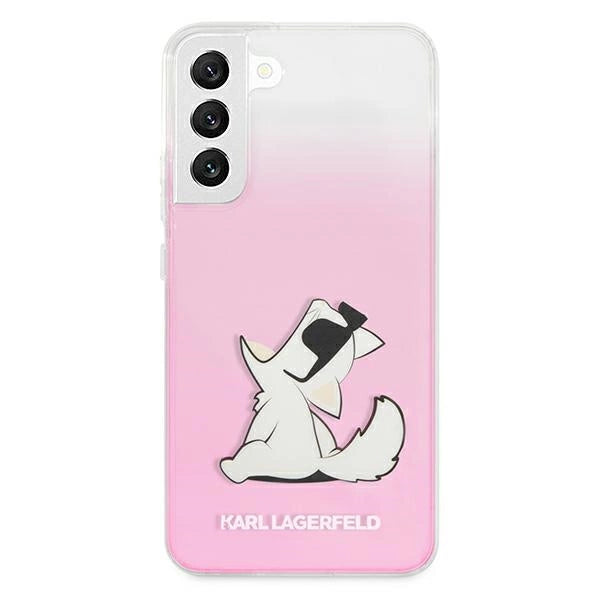 Karl Lagerfeld Choupette Eat Case for Samsung Galaxy S22+ - Pink