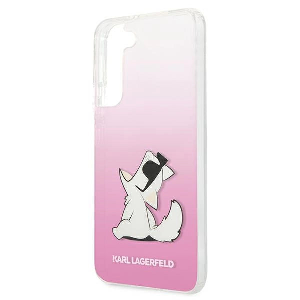 Karl Lagerfeld Choupette Eat Case for Samsung Galaxy S22+ - Pink