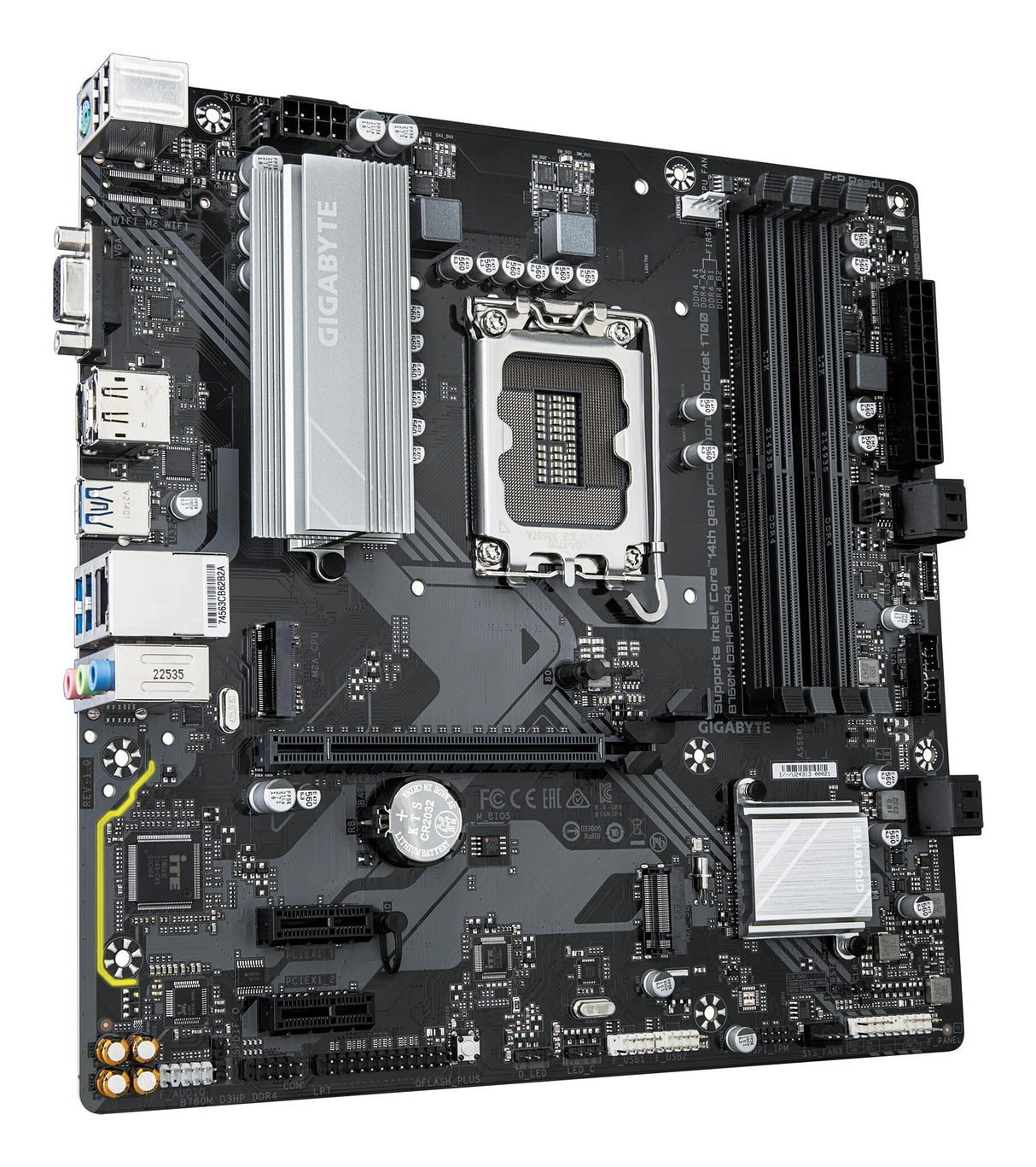 GIGABYTE B760M D3HP DDR4 bundkort Intel B760 Express LGA 1700 micro ATX