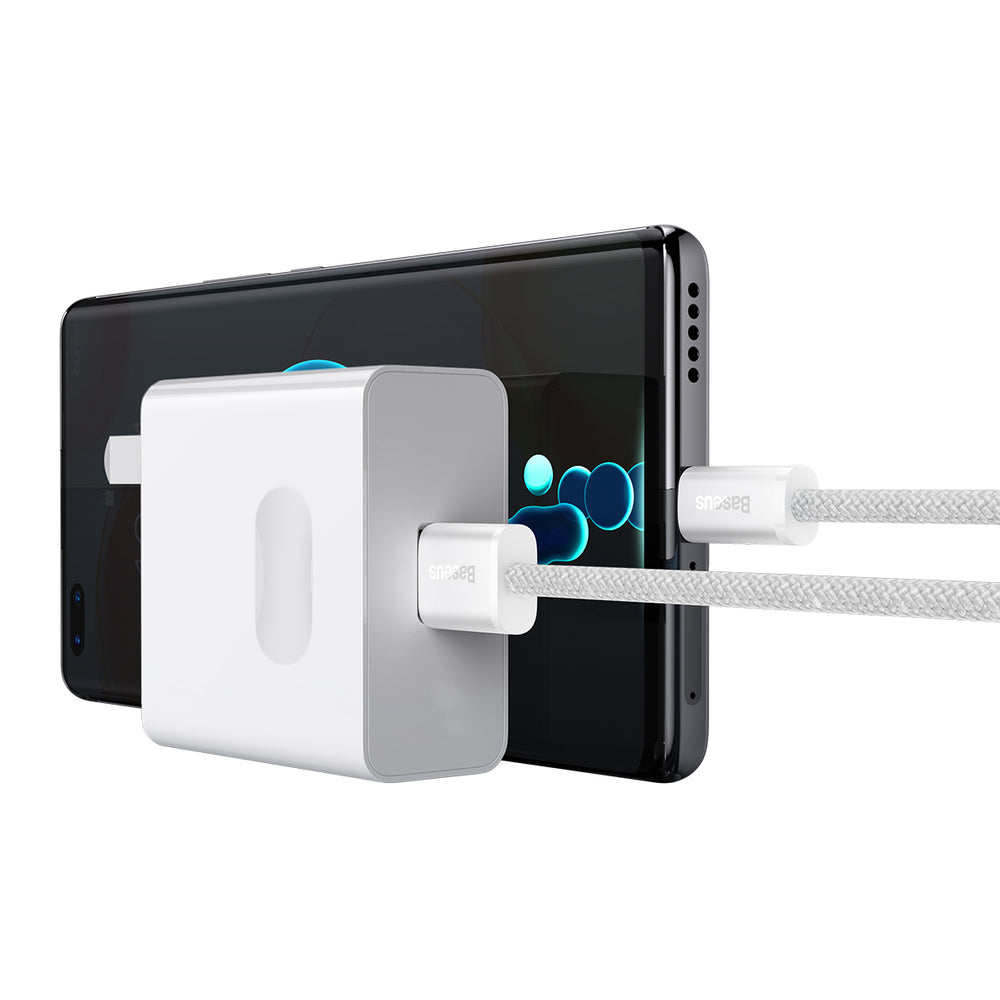 Baseus Dynamic Series USB - USB Type C cable 100W 2m white (CALD000702)