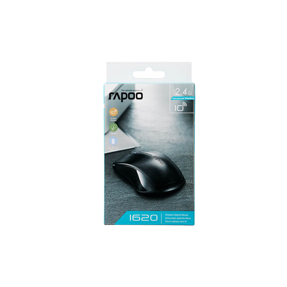 Rapoo 1620 mus Optisk 1000 dpi