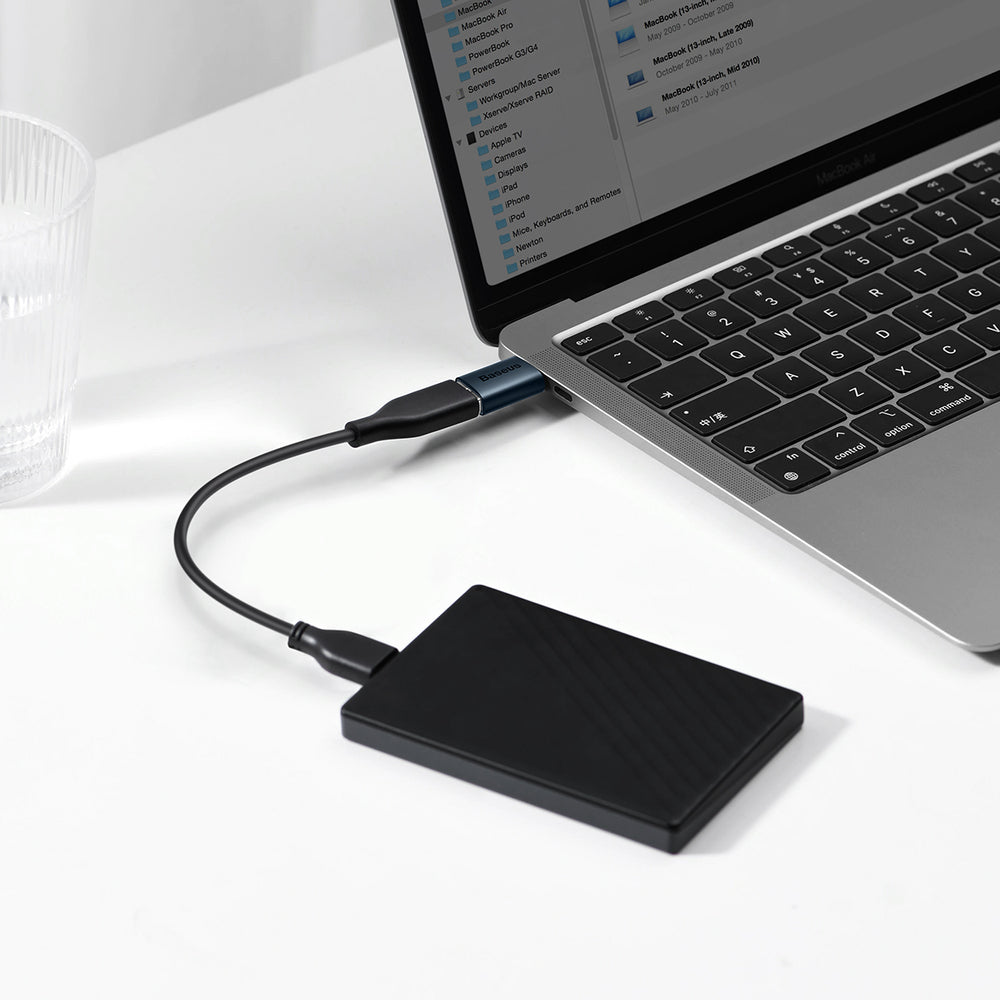 Baseus Ingenuity Series USB Type C til USB-A 3.2 gen 1 adapter blå (ZJJQ000003)
