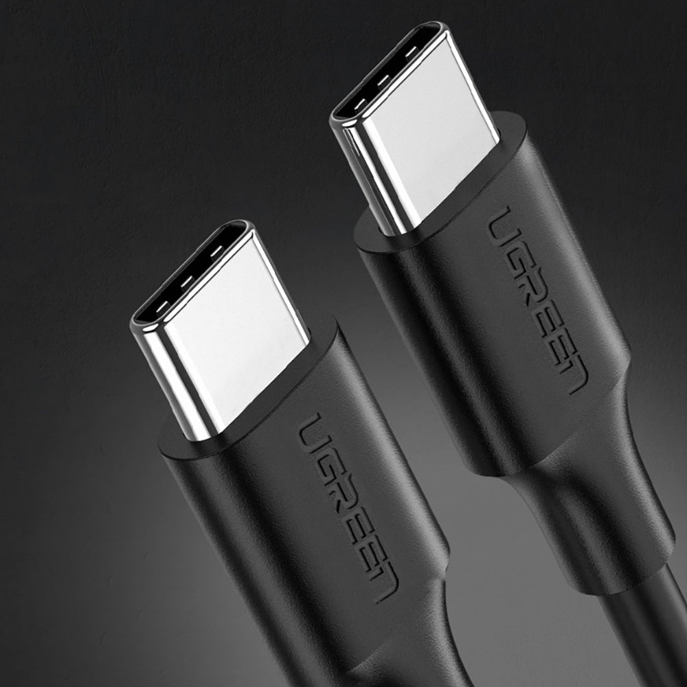 Ugreen US286 USB-C - USB-C PD QC 3A 480Mb/s 2m Kabel - sort