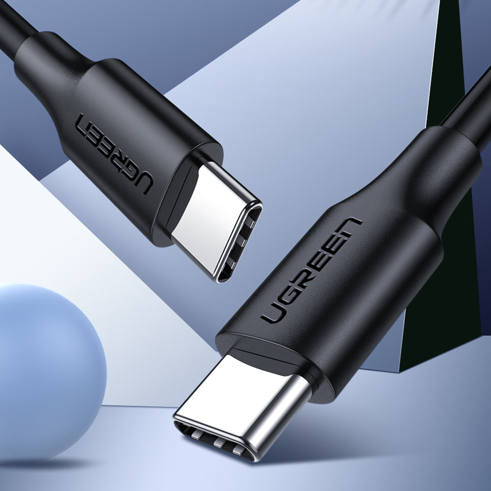 Ugreen US286 USB-C - USB-C PD QC 3A 480Mb/s 2m Kabel - sort