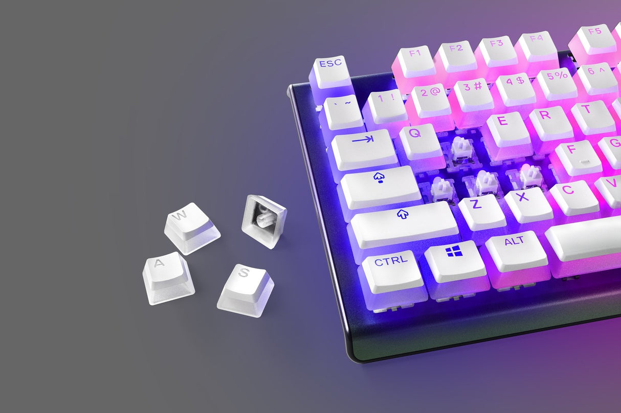 SteelSeries PrismCAPS NOR keyboard white