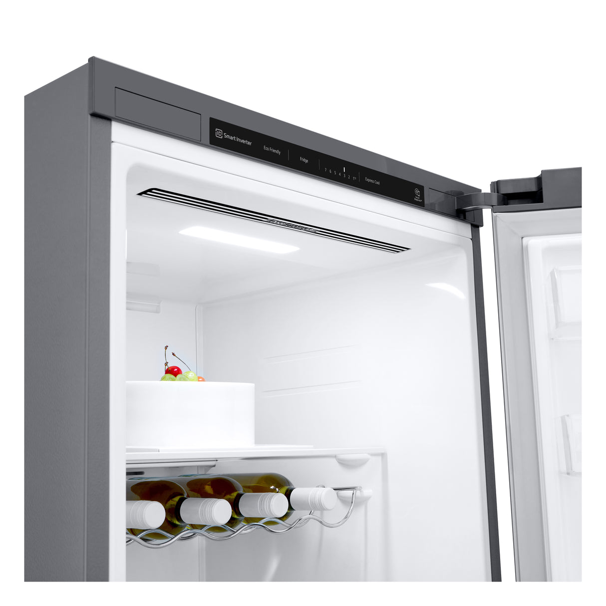 LG GLT51PZGSZ køleskab Fritstående 386 L Rustfrit stål