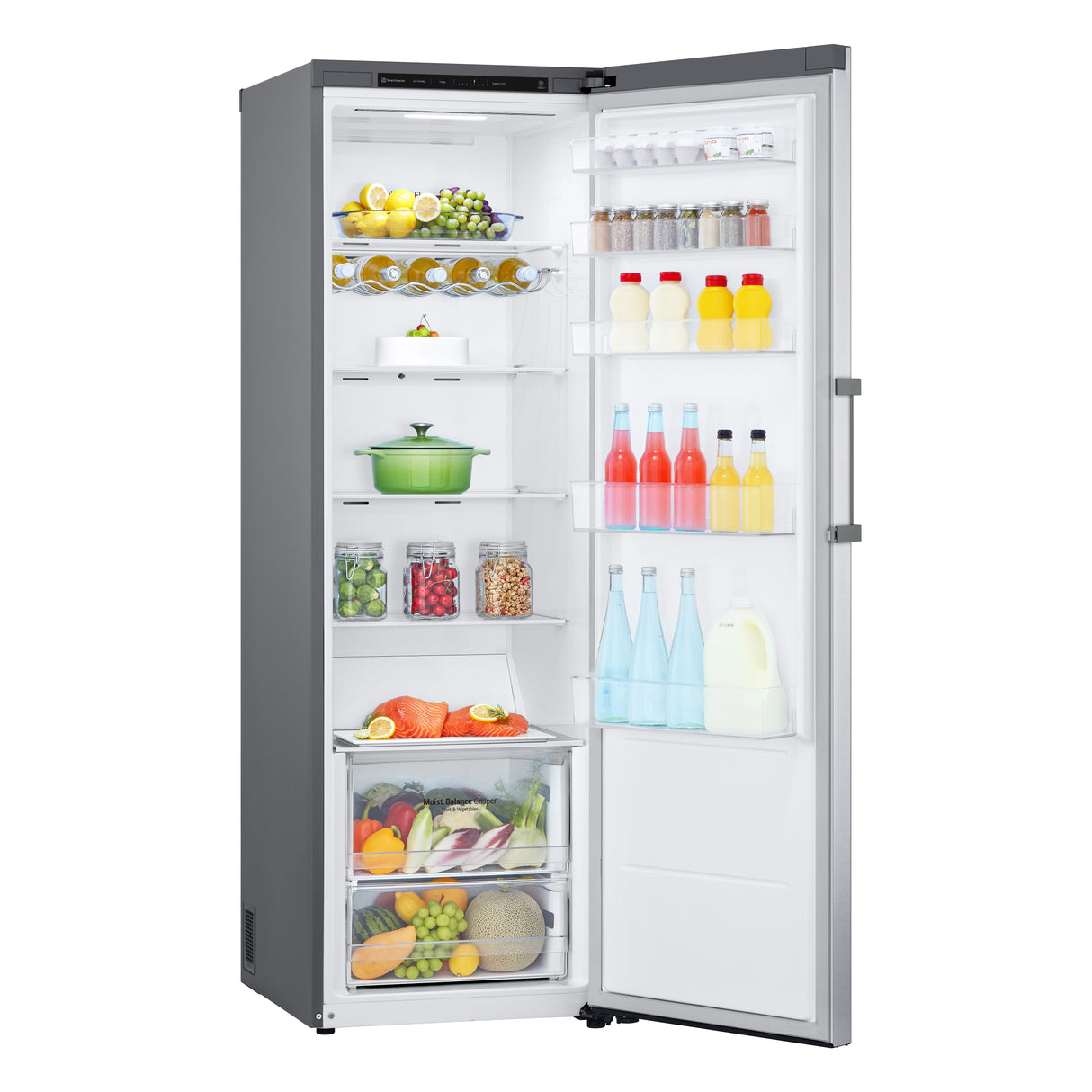 LG GLT51PZGSZ køleskab Fritstående 386 L Rustfrit stål