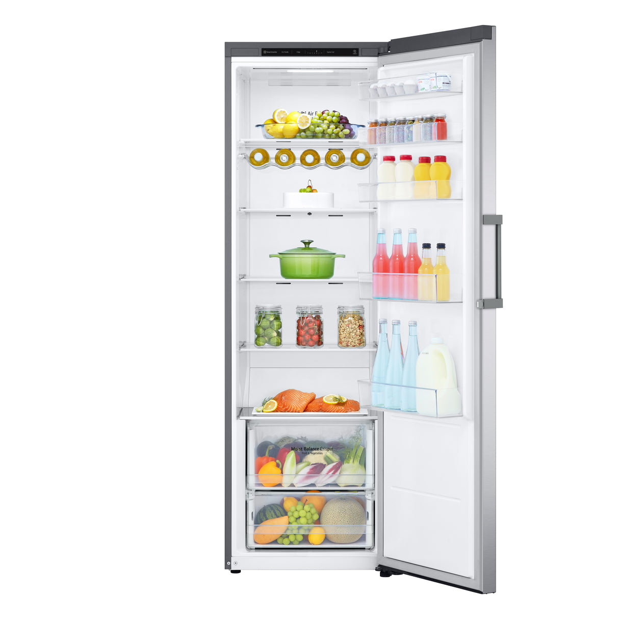 LG GLT51PZGSZ køleskab Fritstående 386 L Rustfrit stål