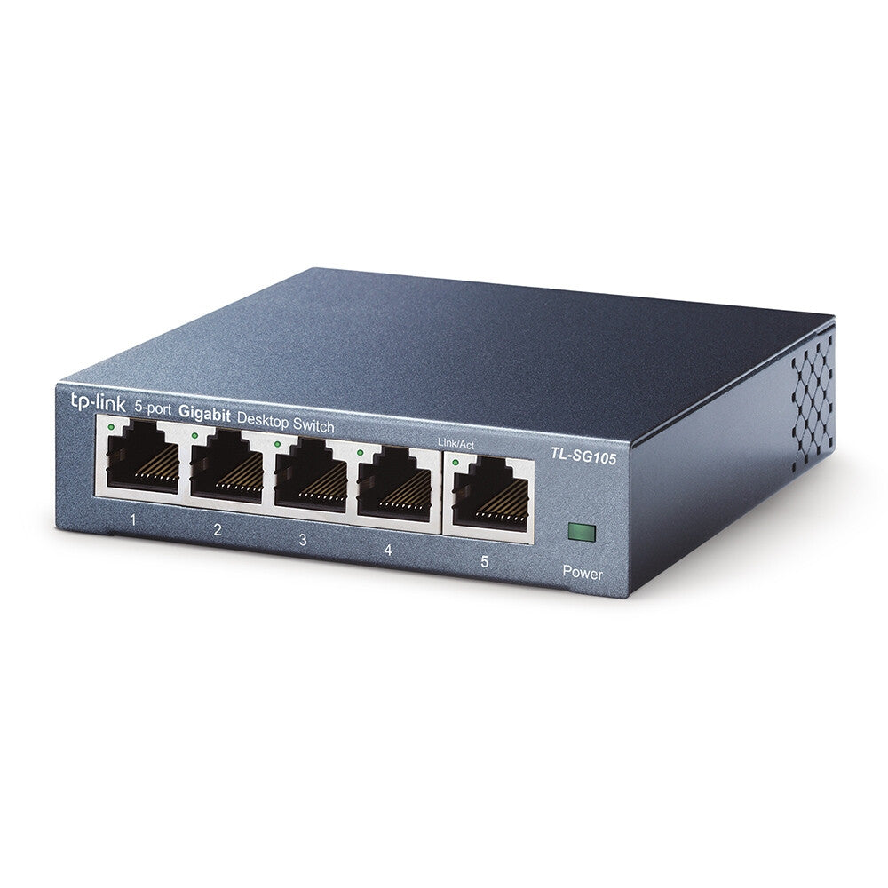 TP-Link TL-SG105 netværksswitch Ikke administreret L2 Gigabit Ethernet (10/100/1000) Sort