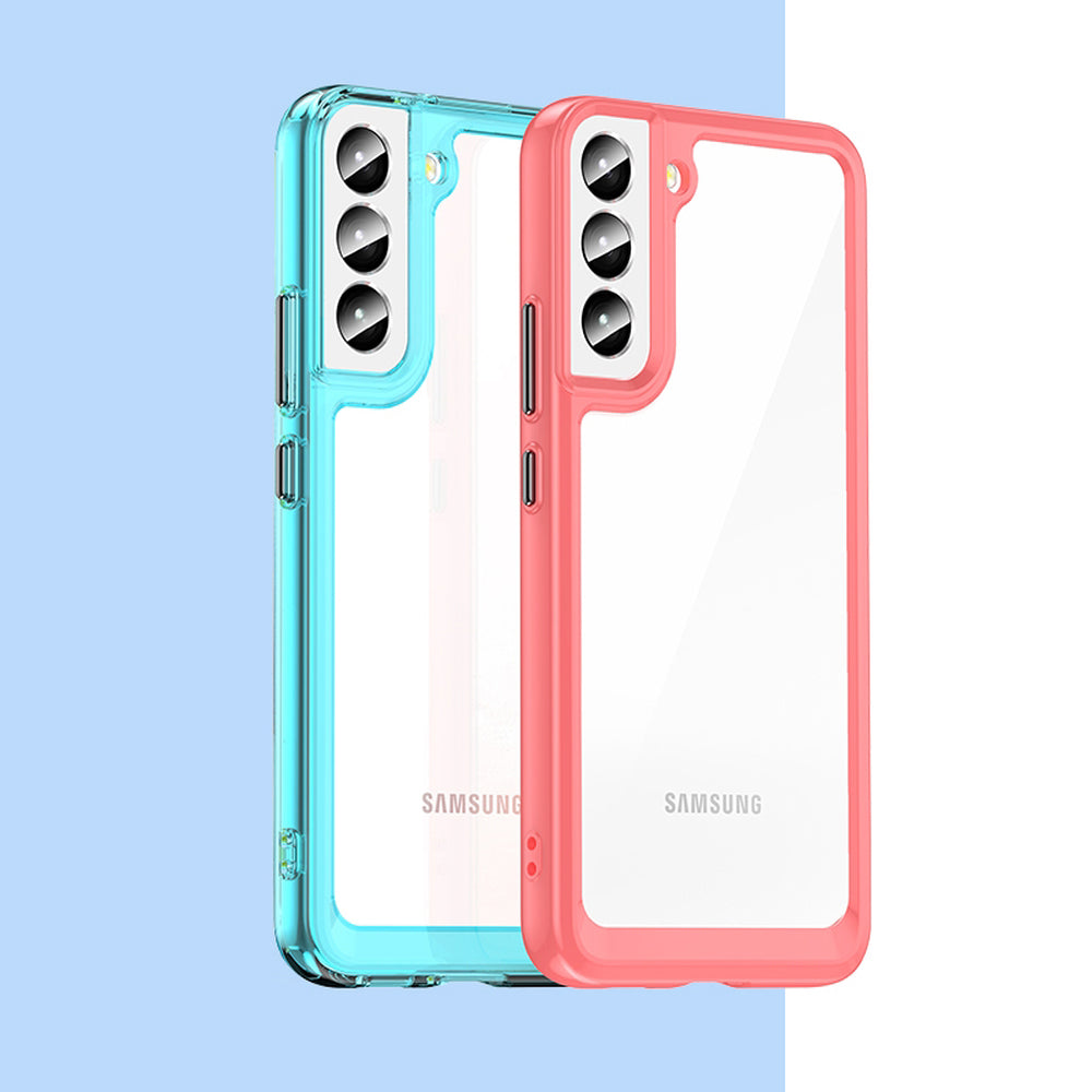 Outer Space Case Case til Samsung Galaxy S22 + (S22 Plus) Hard Cover med Gel Frame Transparent