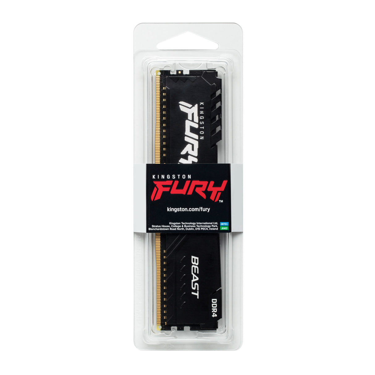 Kingston FURY Beast DDR4 8GB 3200MHz CL16 Ikke-ECC