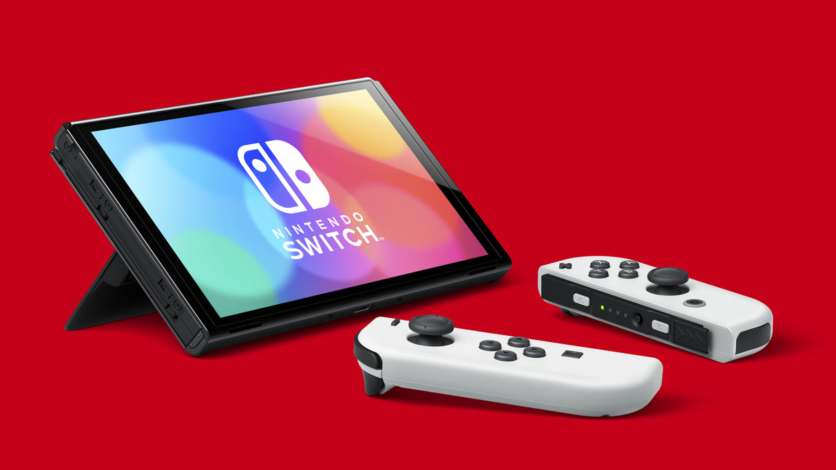 Nintendo Switch OLED bærbar spilkonsol 17,8 cm (7") 64 GB Berøringsskærm Wi-Fi Hvid