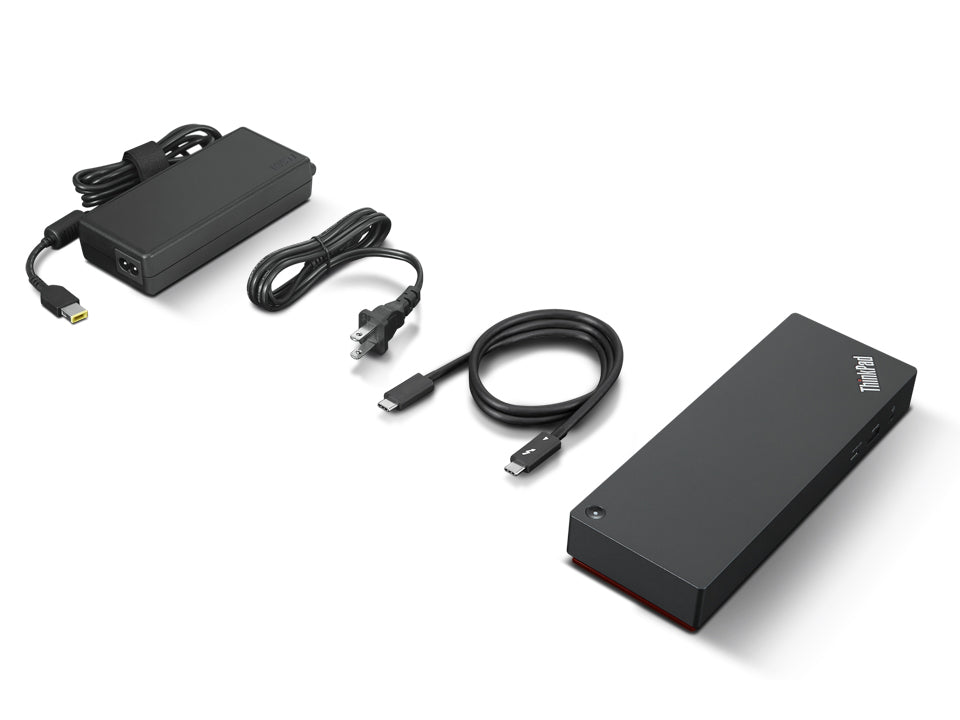 Lenovo ThinkPad Universal Thunderbolt 4 Ledningsført Sort