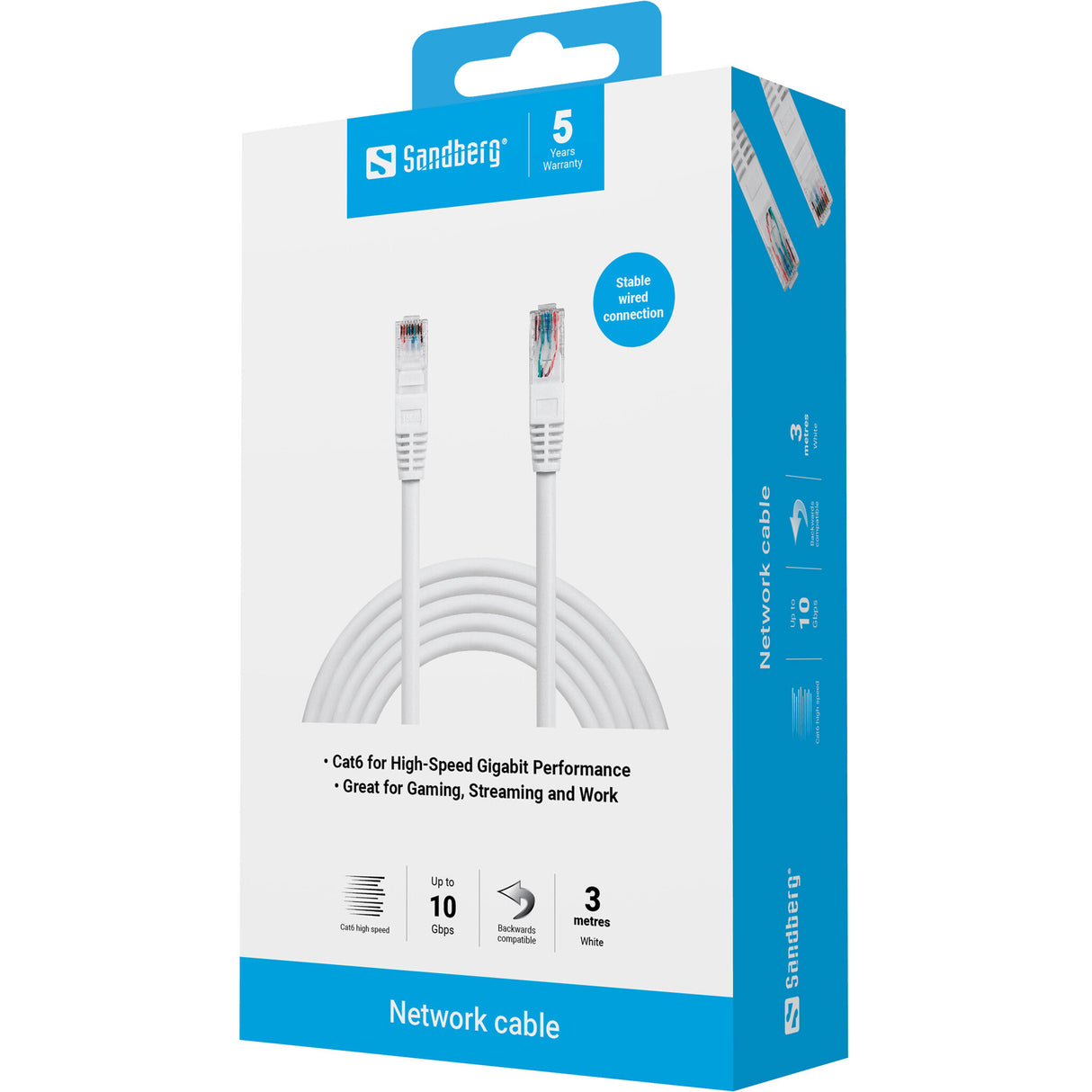 Sandberg Network Cable UTP Cat6 3 m