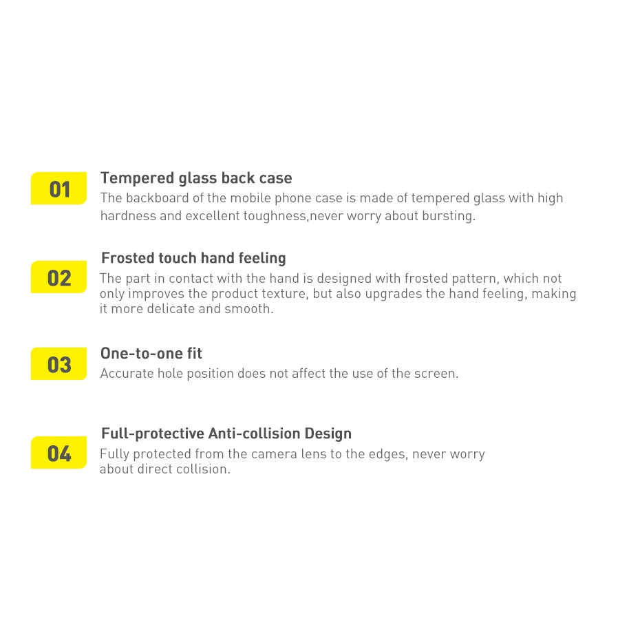 Baseus Frosted Glass Case Cover til iPhone 13 Pro Max Hard Cover med Gel Frame Transparent (ARWS000802)