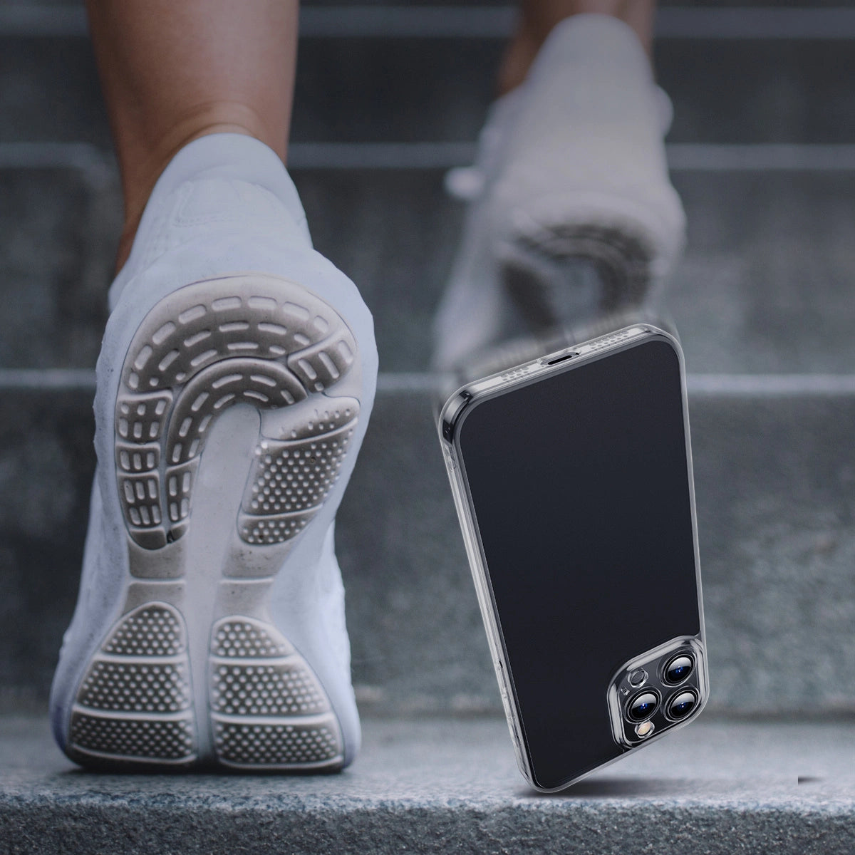 Baseus Frosted Glass Case Cover til iPhone 13 Pro Max Hard Cover med Gel Frame sort (ARWS001101)