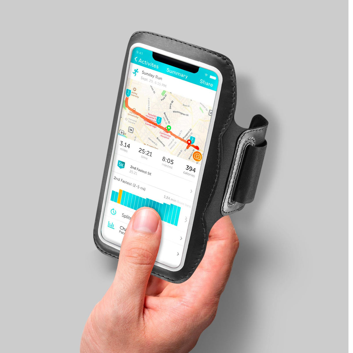 CELLY ARMBAND UP TO 6,9" BK