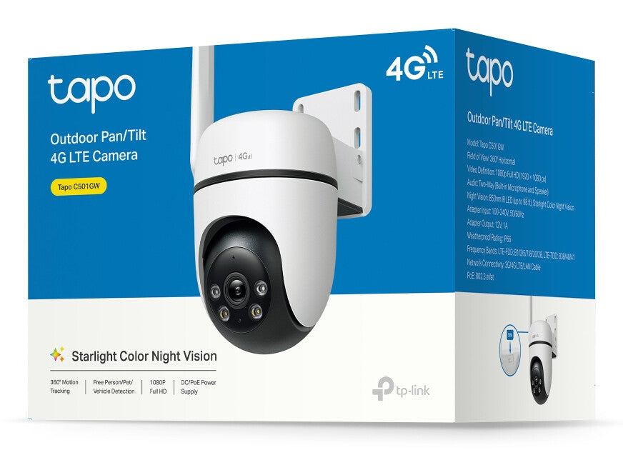 TP-Link TAPO C501GW overvågningskamera Tårn IP-sikkerhedskamera Udendørs 1920 x 1080 pixel Væg