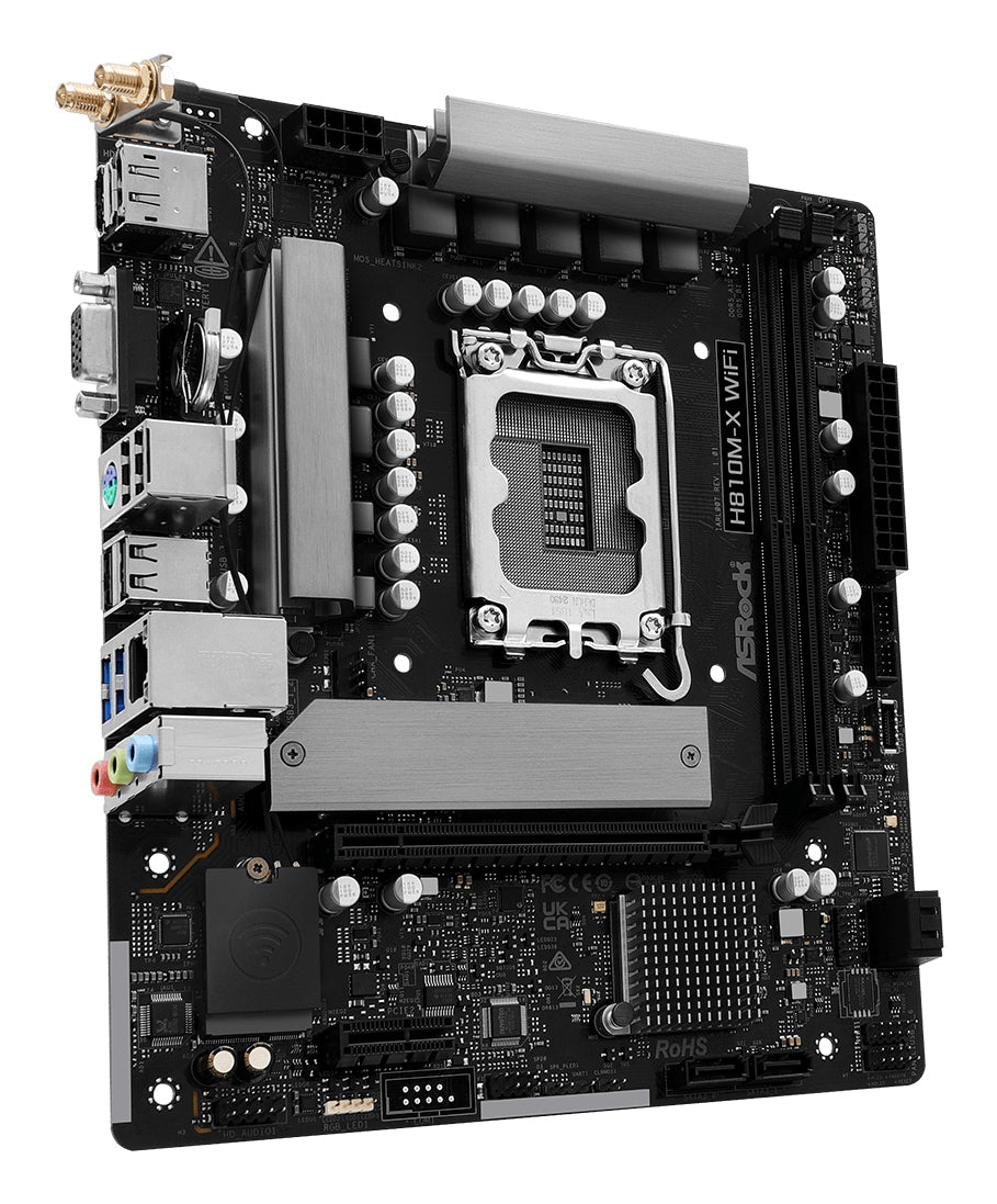 ASRock H810M-X WiFi Micro-ATX LGA1851