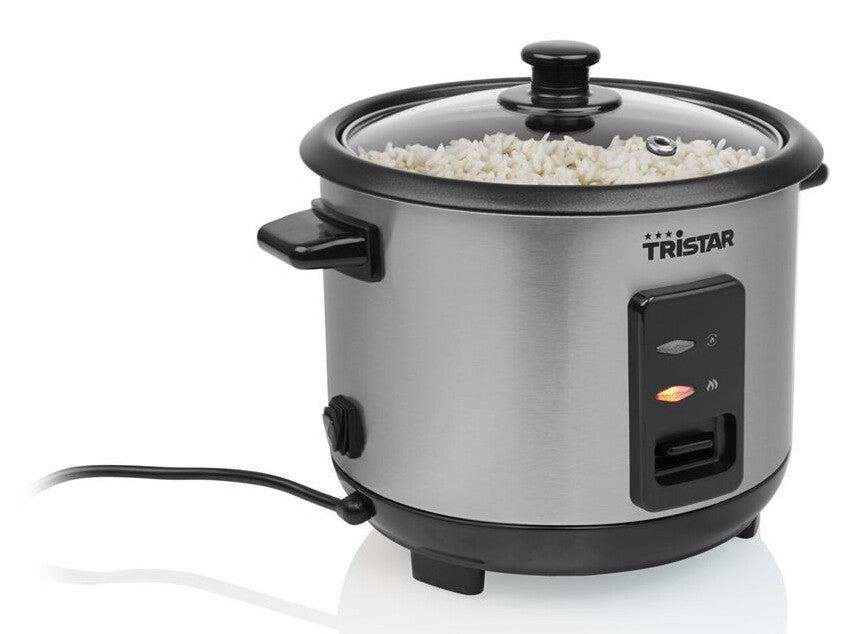 Tristar RK-6146 riskoger 1 L 400 W Sort, Sølv