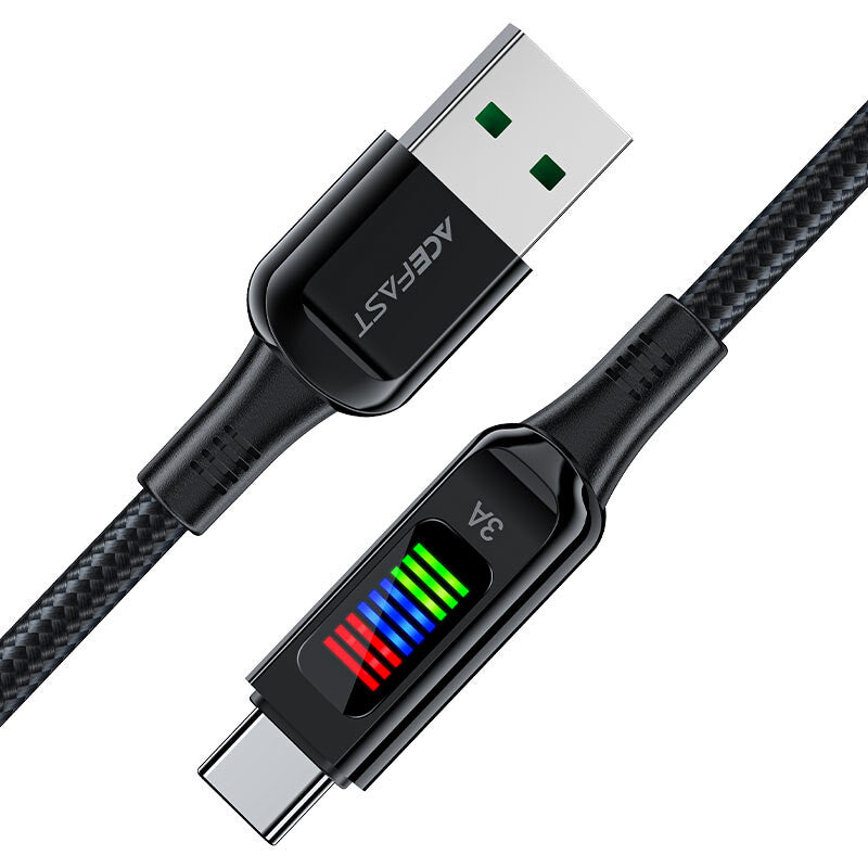 ACEFAST C7-04 USB-kabel 1,2 m USB A USB C 100 W Sort