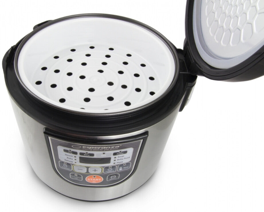 Esperanza EKG011 multi komfur 5 L 860 W Sort, Rustfrit stål