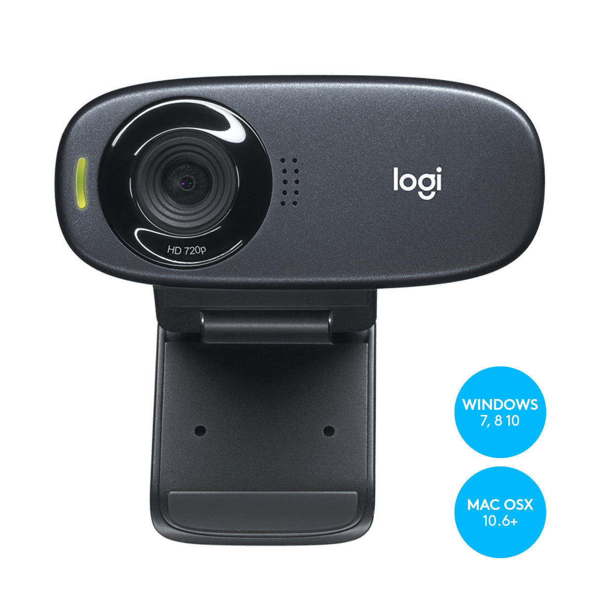 Logitech C310 HD webcam 5 MP 1280 x 720 pixel USB Sort