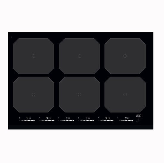 Eico 80 IQWF-2 Sort Indbygget 78 cm Zone induktionskogeplade 6 zone(s)