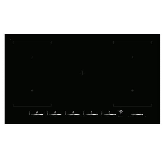 Eico 90 FUSION IQWF - LINK Sort Indbygget 90 cm Zone induktionskogeplade 5 zone(s)