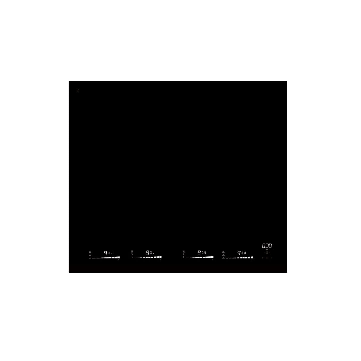 Eico 60 IQWP Sort Indbygget 59 cm Zone induktionskogeplade 4 zone(s)