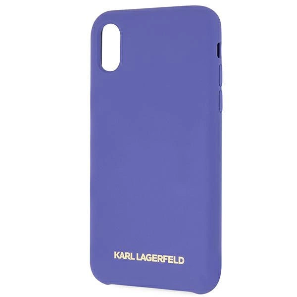 Karl Lagerfeld Silicone iPhone X/Xs Case - Purple