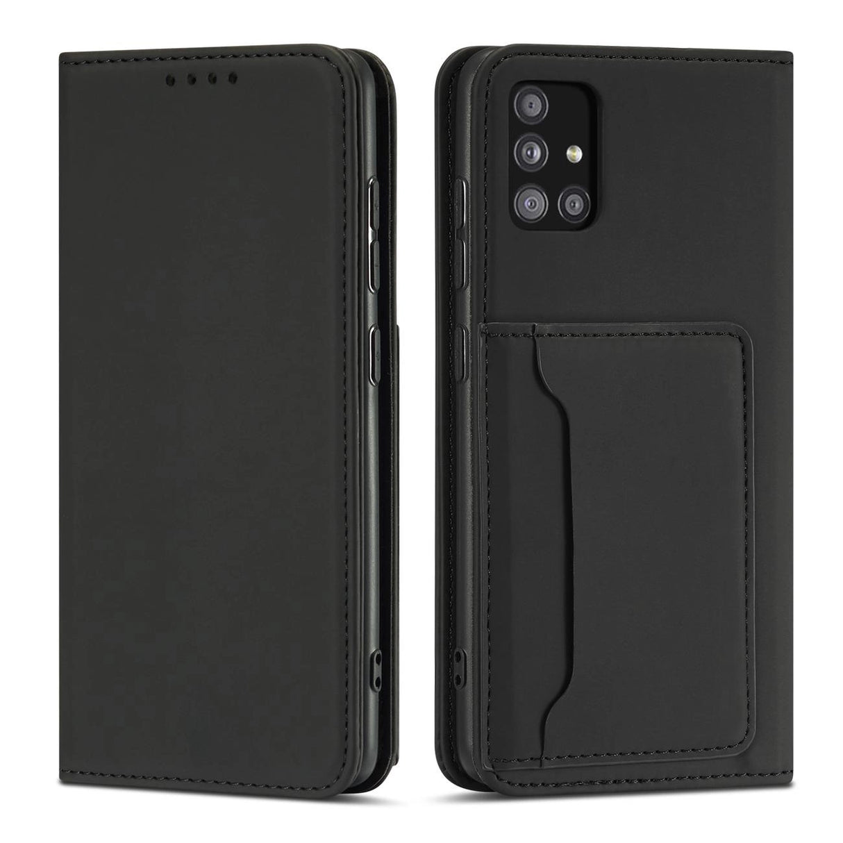 Magnetkort Hylde Hylde til Xiaomi Redmi Note 11 Pro Pouch Wallet Kortholder Sort