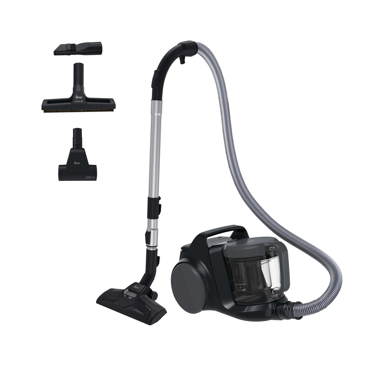 Hoover HP210P 011 2,5 L Beholder vakuum Dry 800 W Poseløs