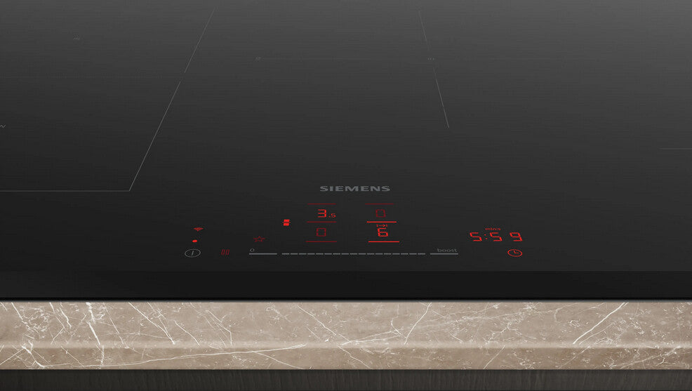 Siemens iQ500 ED851HSB1E kogeplade Sort Indbygget 80 cm Zone induktionskogeplade 4 zone(s)