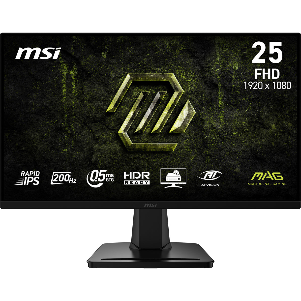 MSI MAG 256F E20 computerskærm 62,2 cm (24.5") 1920 x 1080 pixel Fuld HD LCD Sort