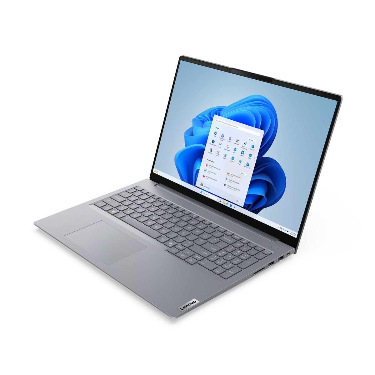 Lenovo ThinkBook 16 G8 IAL Intel Core Ultra 9 185H Laptop 40,6 cm (16") WUXGA 16 GB DDR5-SDRAM 512 GB SSD Wi-Fi 6E (802.11ax) Windows 11 Pro Grå Engelsk