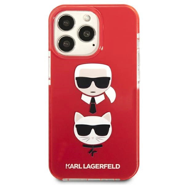 Karl Lagerfeld Karl&Choupette Head Case for iPhone 13 Pro / iPhone 13 - Red