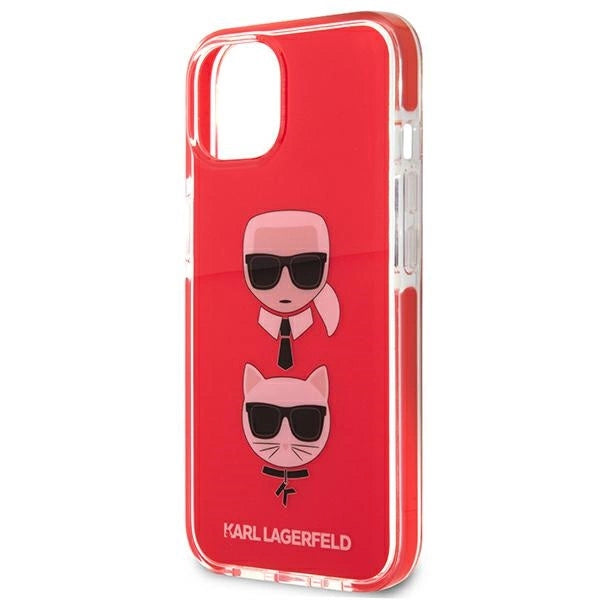 Karl Lagerfeld Karl&Choupette Head Case for iPhone 13 mini - Red