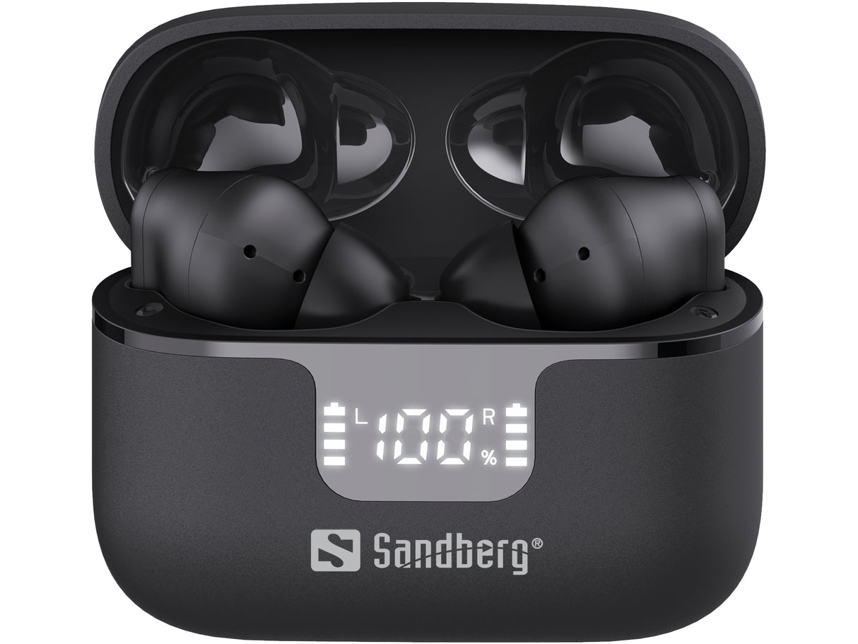 Sandberg 126-52 hovedtelefoner/headset True Wireless Stereo (TWS) I ørerne Musik/hverdag Bluetooth Sort