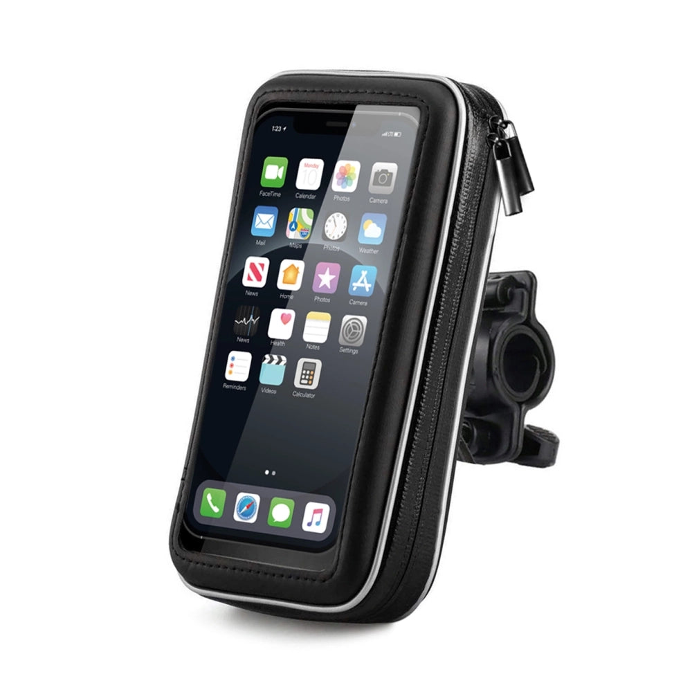 Wozinsky telefonholder til cykel, motorcykel, scooter sort (WBHBK7)