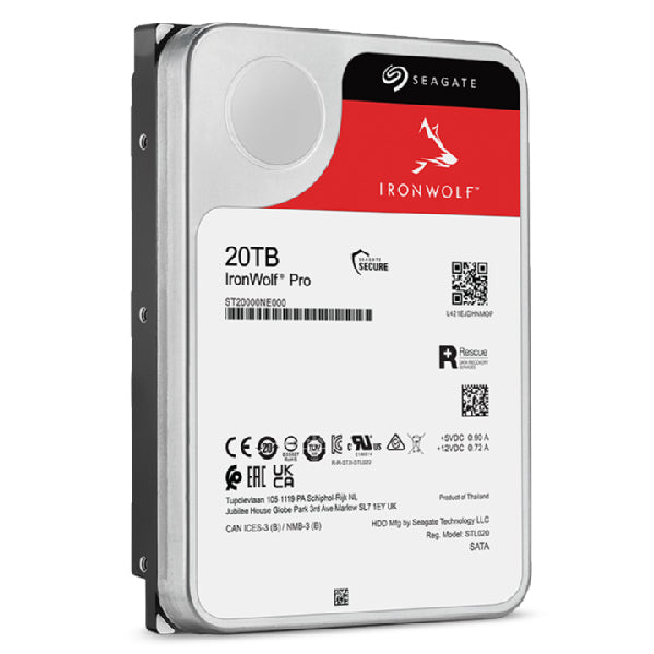 Seagate IronWolf Pro Harddisk ST20000NT001 20TB 3.5 SATA-600 7200rpm