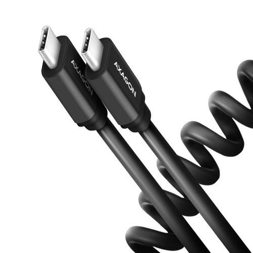 Axagon BUCM-CM10TB USB-kabel USB 2.0 0,6 m USB C 0,48 Gbit/sek. 60 W Sort