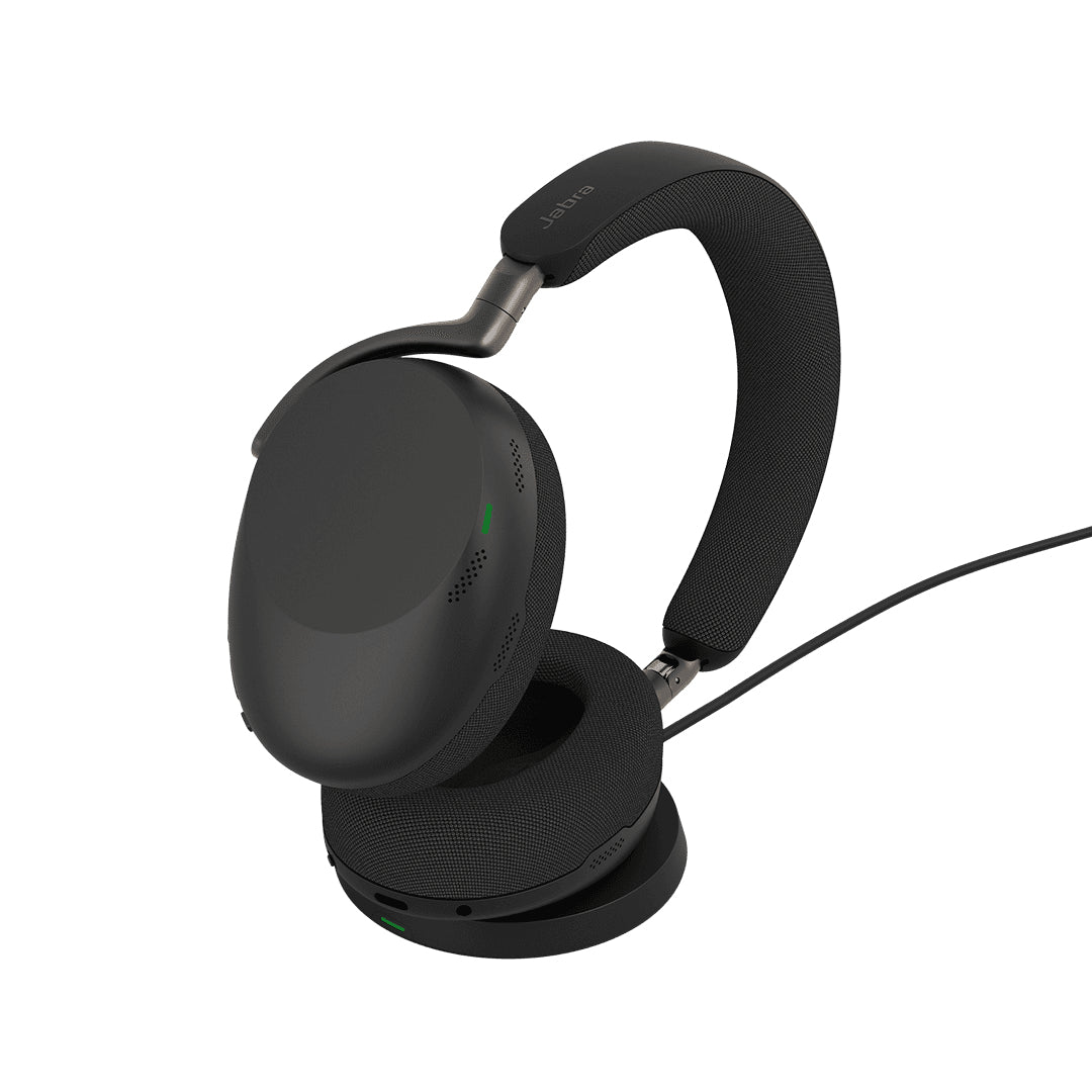 Jabra Evolve3 85 MS Trådløs Kablet Høretelefoner Sort