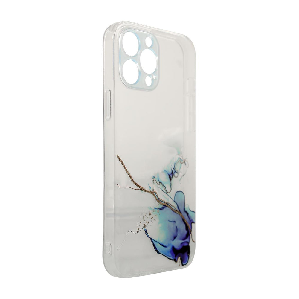 Marble Case Cover til Samsung Galaxy A12 5G Gel Cover Marble Blue