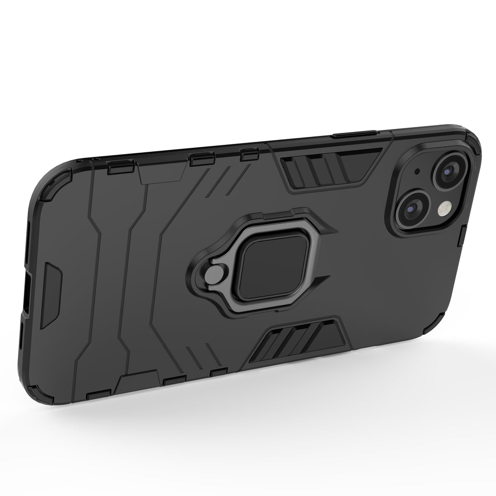 Ring Armor Case for iPhone 14 Pro pansret cover magnetisk holder ring sort