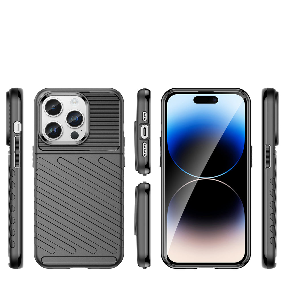 Thunder Case iPhone 14 Pro pansret kuffert sort