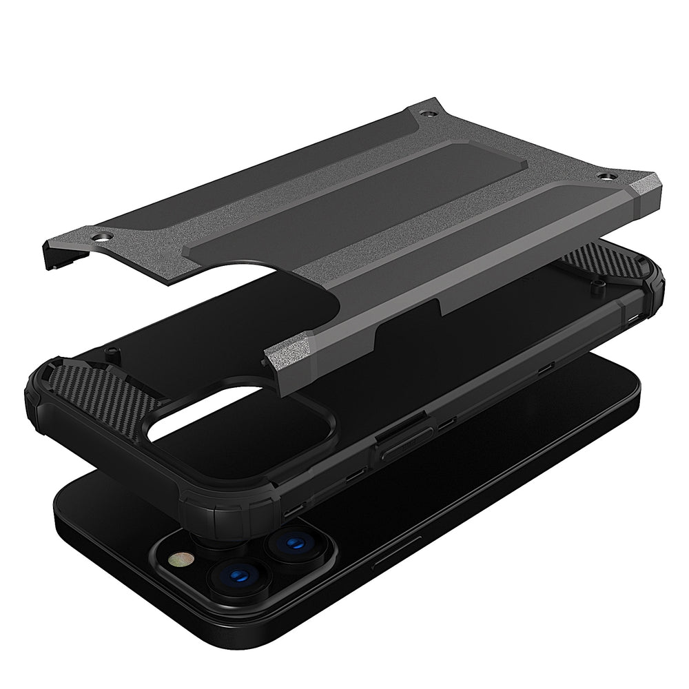Hybrid Armor case til iPhone 14 Pro Max pansret hybrid cover blå