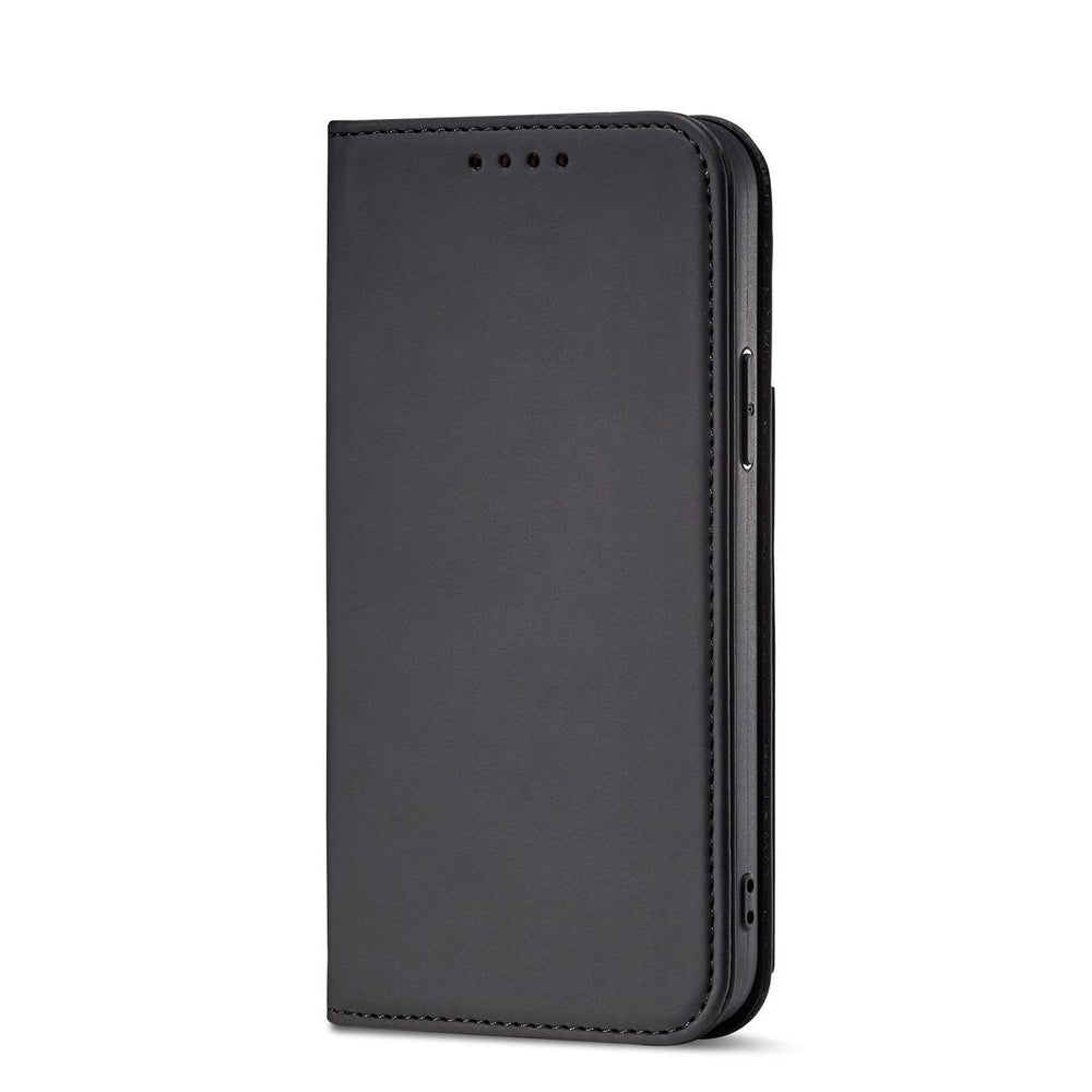 Magnetkort Hylde Hylde til iPhone 14 Plus flip cover tegnebog stand sort