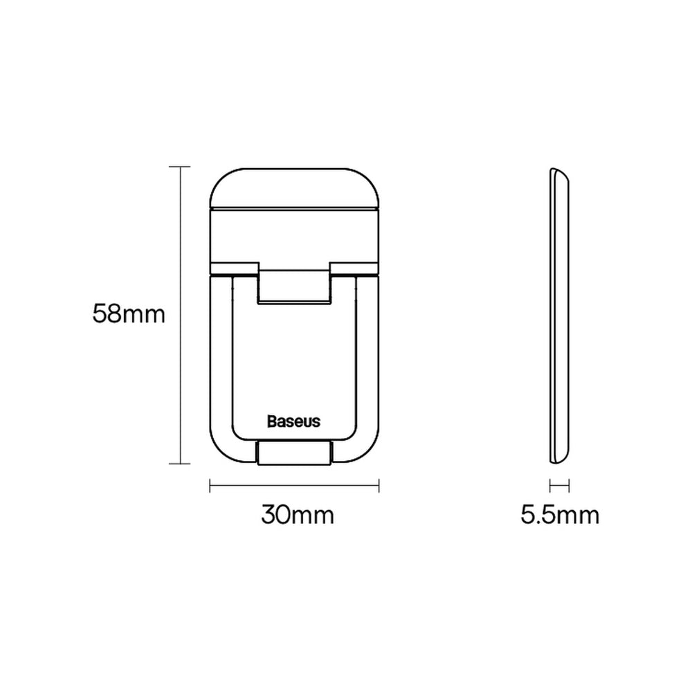 Baseus universal laptop feet stands (2 pcs.) gray (LUZC000013)