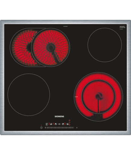 Siemens iQ300 ET645FNN1E kogeplade Sort Indbygget Keramisk 4 zone(s)